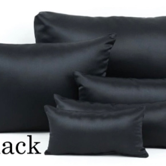 custom Handbags - Purse Pillow Black Satin Custom